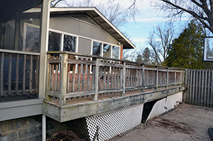 Northern VA Deck Demolition Before